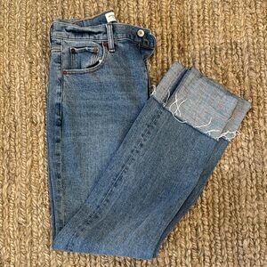 Abercrombie & Fitch Light Blue Ankle Jeans